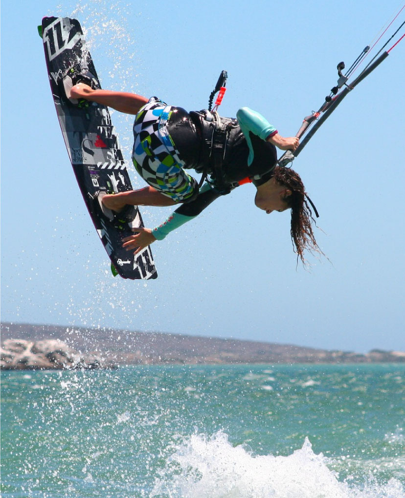 Epic-ness! One of the worlds top Kite Surfers Ruben Lenten is on fire